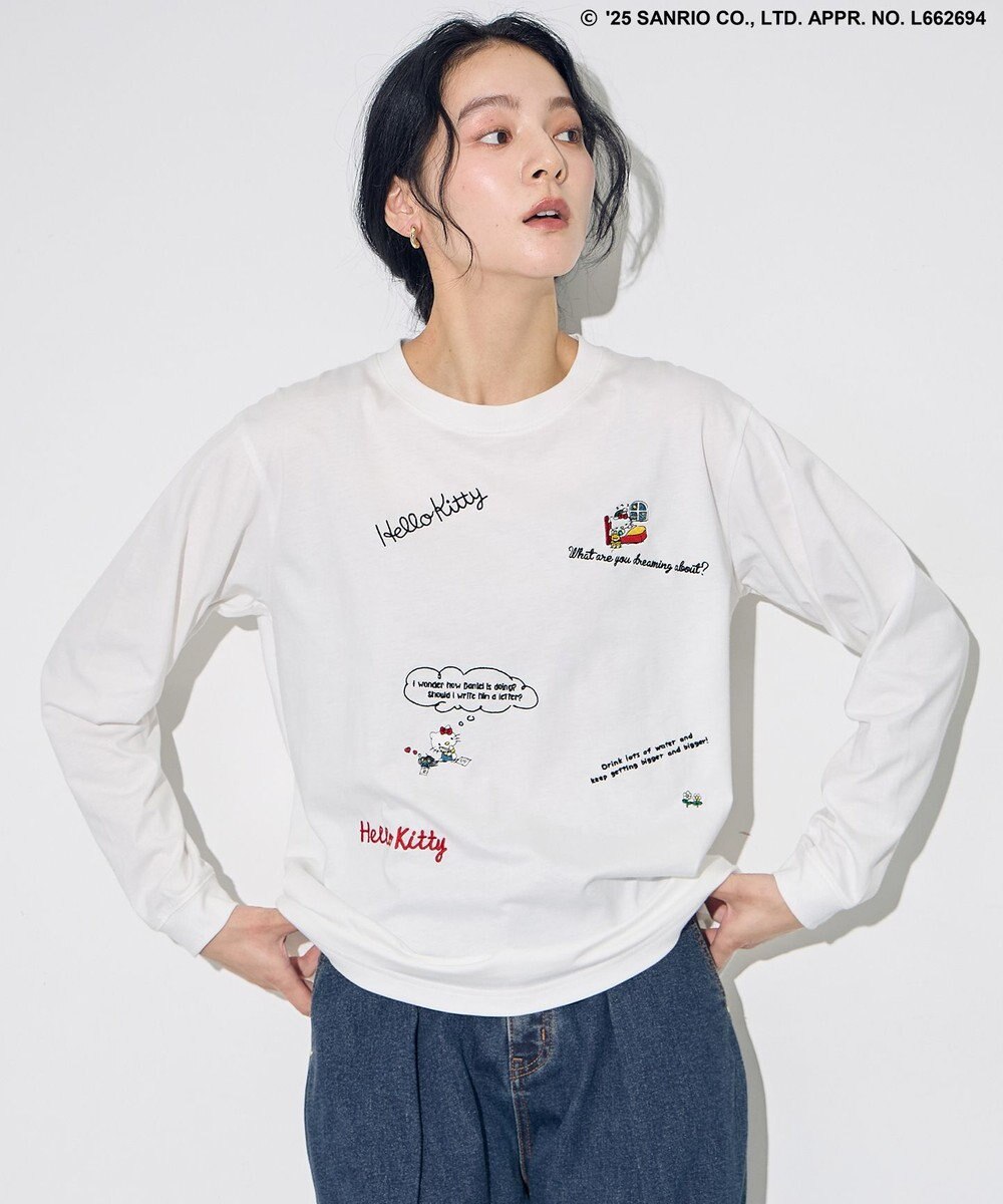 ANY 【ハローキティ×ANY】ロゴTシャツ 