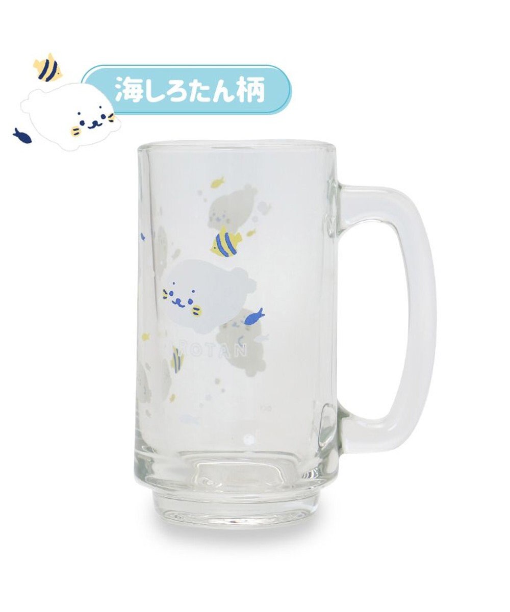 Mother garden しろたん ジョッキ 350mL《海しろたん柄/お食事処柄/うまい！もう一杯 おかわりおまち~！柄》 