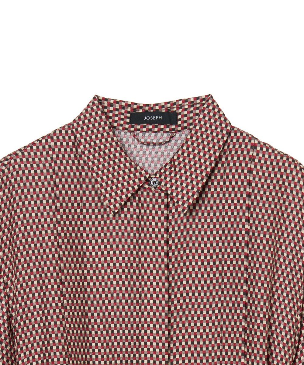 JOSEPH 【洗える】オーバーレイプリント　ドレス 