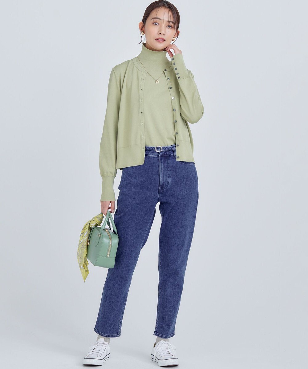 組曲 L 【6色展開・UVケア】モダンタートルニット 