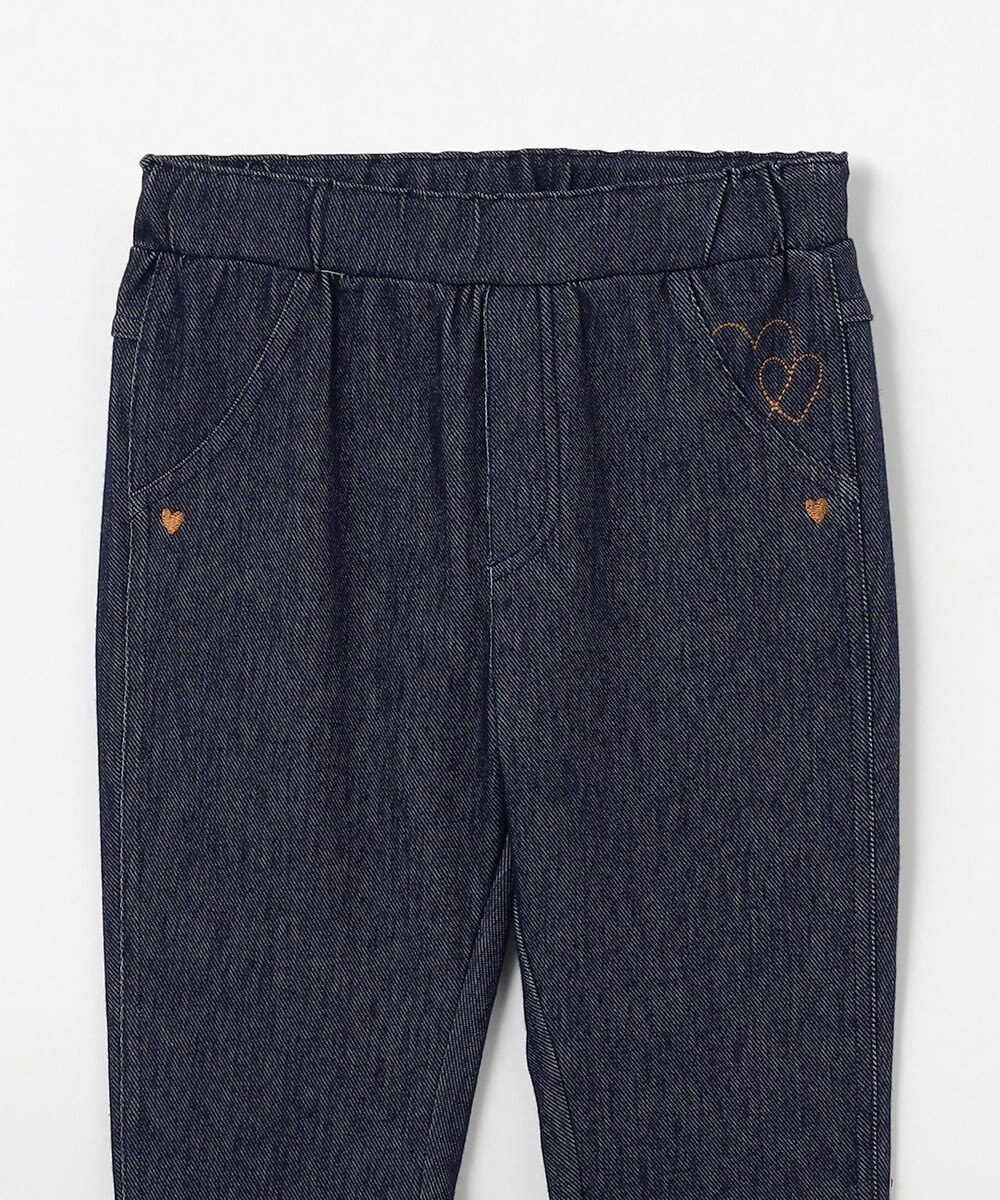 組曲 KIDS 【110-140㎝】ハートデニムニット パンツ 