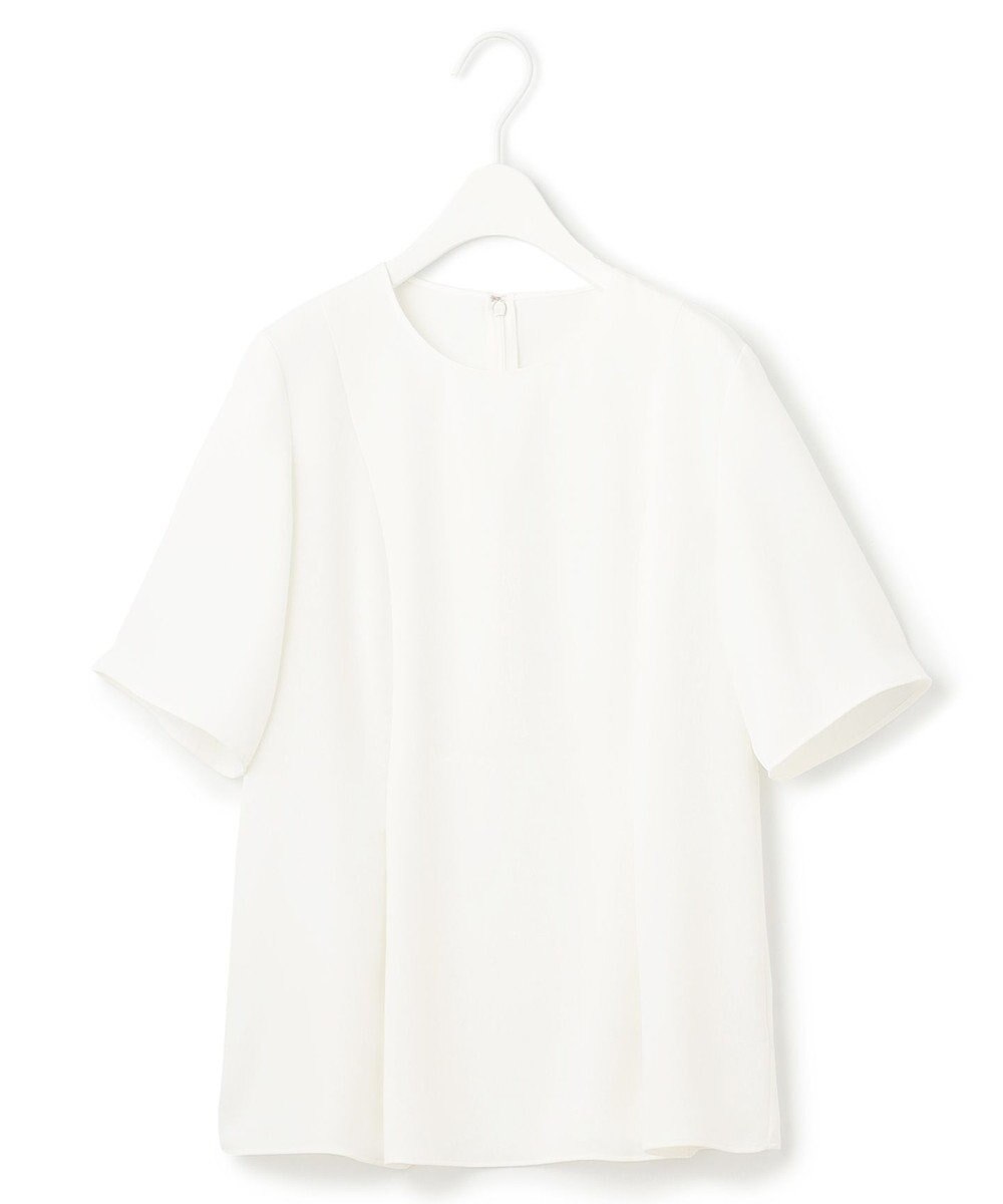 ICB 【UVカット・接触冷感・防シワ・洗える】エステルダブルクロス タックデザインプルオーバー 