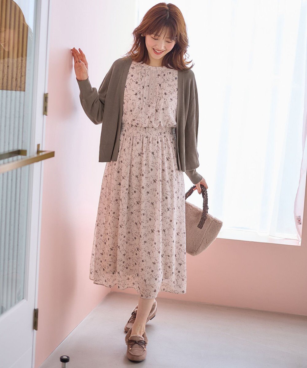 ANY SIS 【洗える】ショートレングストッパー カーディガン 