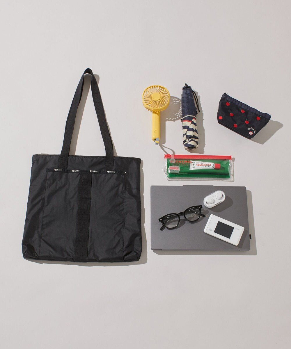 LeSportsac 10TH ESSENTIAL MAGAZINE TOTE/ブラックC 