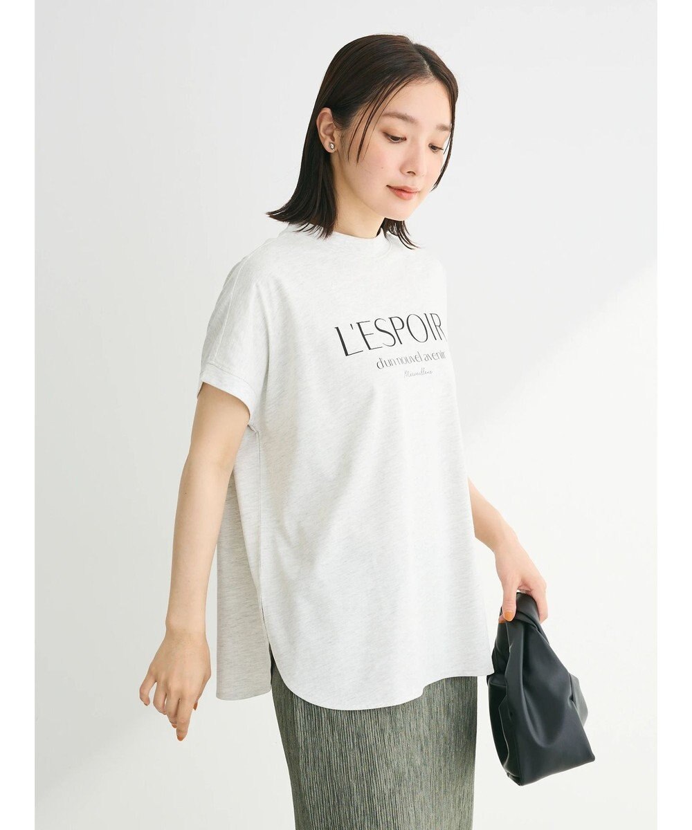 Green Parks 汗染み防止フレンチスリーブロゴＴシャツ 