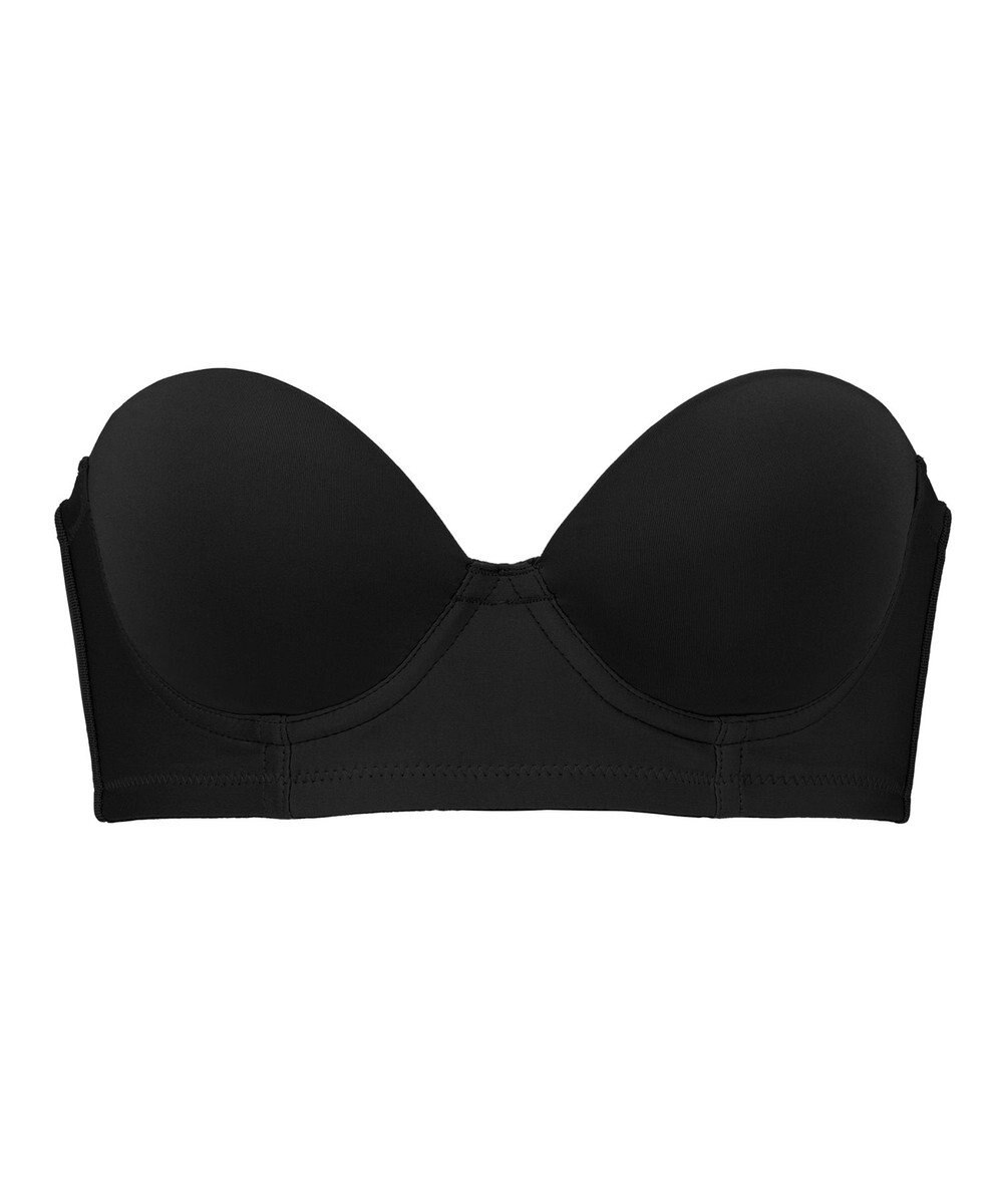 BRADELIS New York 【BRADELIS FIT】モールドストラップレスブラ ズレにくい 補正 ブラジャー  響きにくいカップ 