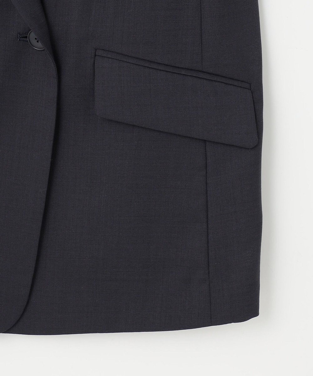 自由区 【洗える】トロピカルストレッチテーラード ジャケット 