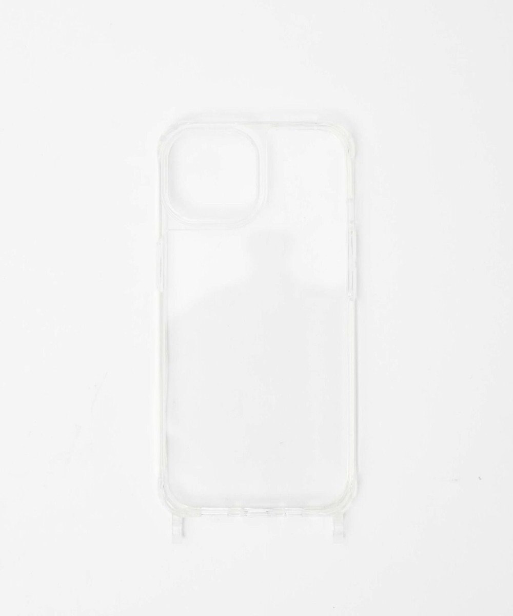 WEGO ストラップホール付きクリアiphoneケース 