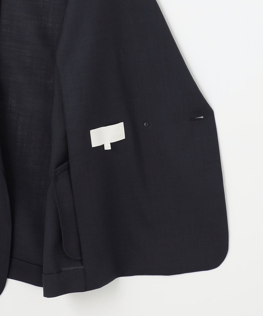 自由区 【洗える】トロピカルストレッチテーラード ジャケット 