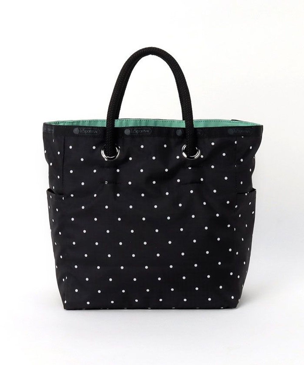 LeSportsac MEDIUM 2 WAY TOTE/プティドット/セージグリーン 