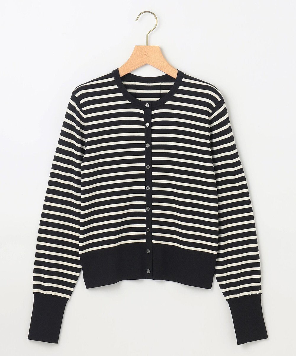 組曲 L 【6色展開・UVケア】クルーネックモダンカーディガン 