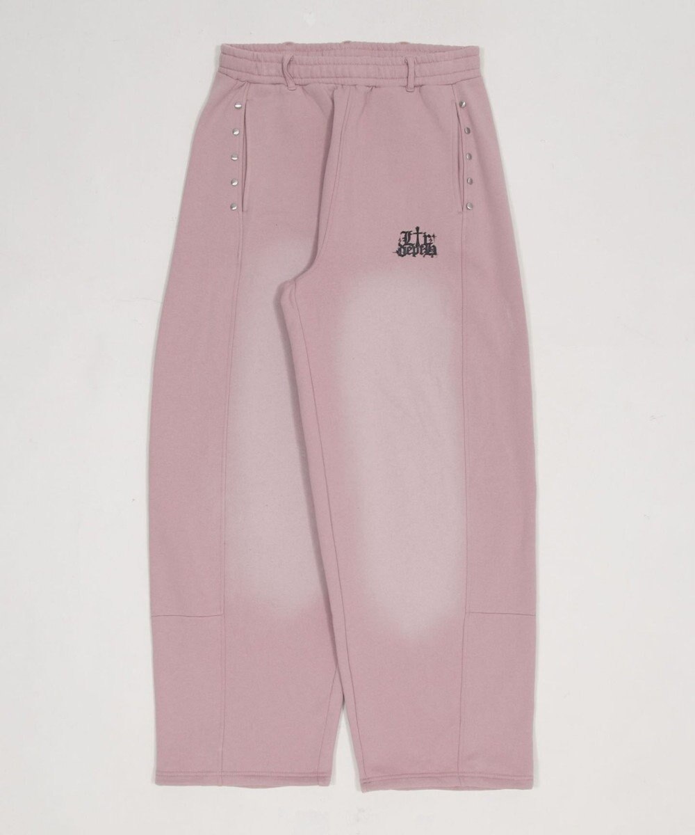 WEGO 【ウエストゴム】ロゴスウェットパンツ 