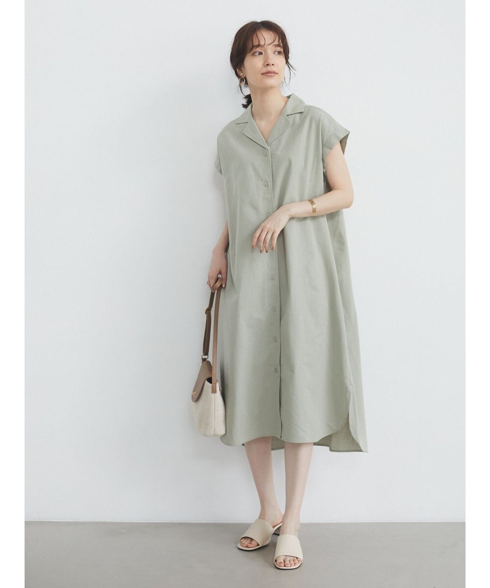 ベルギーリネンブレンド 開襟ワンピース Green Parks ファッション通販 公式通販 オンワード クローゼット ベルギーリネンブレンド 開襟ワンピース Green Parks ファッション通販 公式通販 オンワード クローゼット