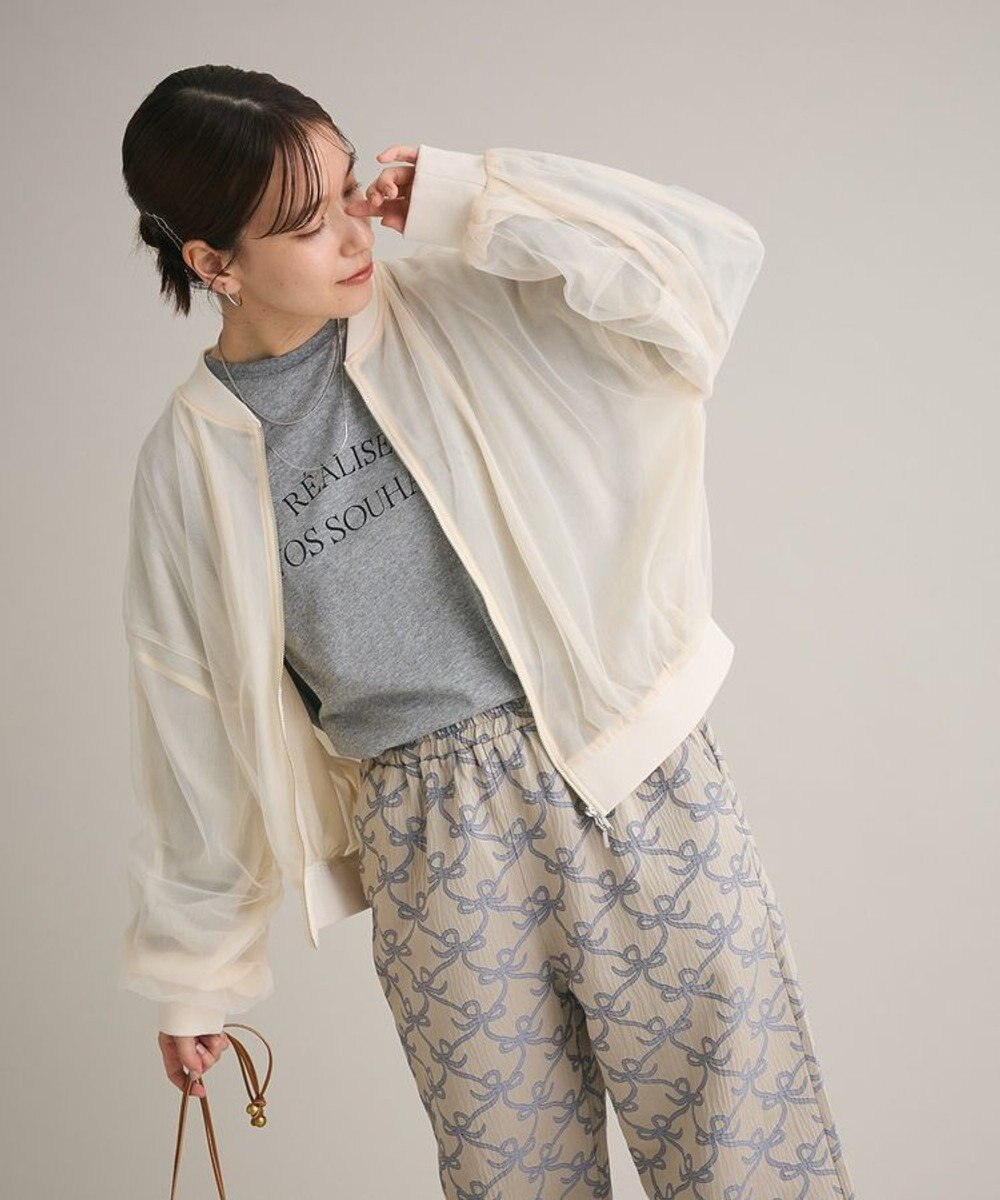 Green Parks チュールブルゾン 