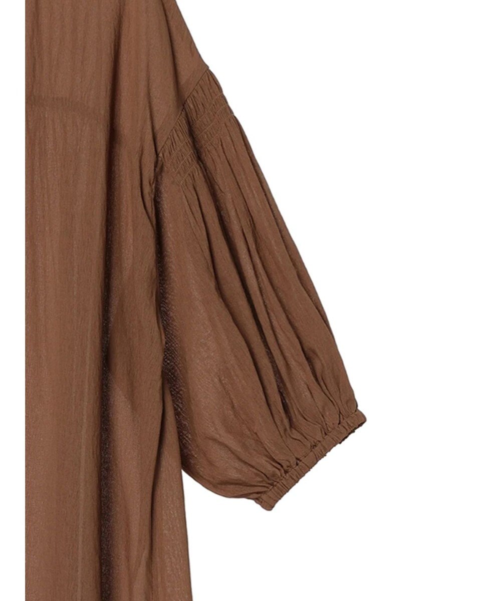 CRAFT STANDARD BOUTIQUE ウ゛ィンテージボイル袖シャーリングワンピース 