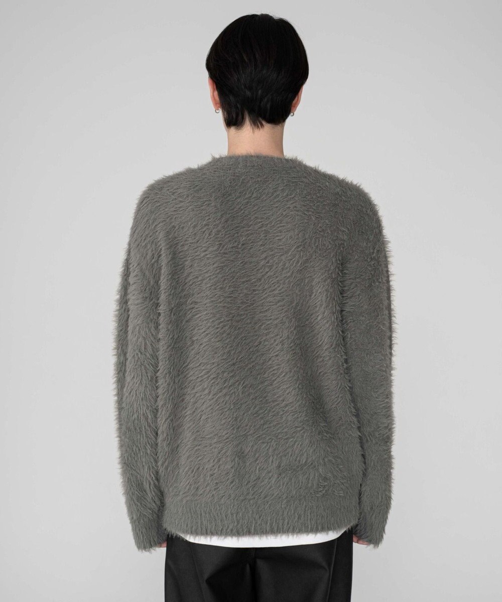 WEGO 【2025秋冬新作/ユニセックス着用ITEM/MLサイズ展開】フェザーニットプルオーバー 