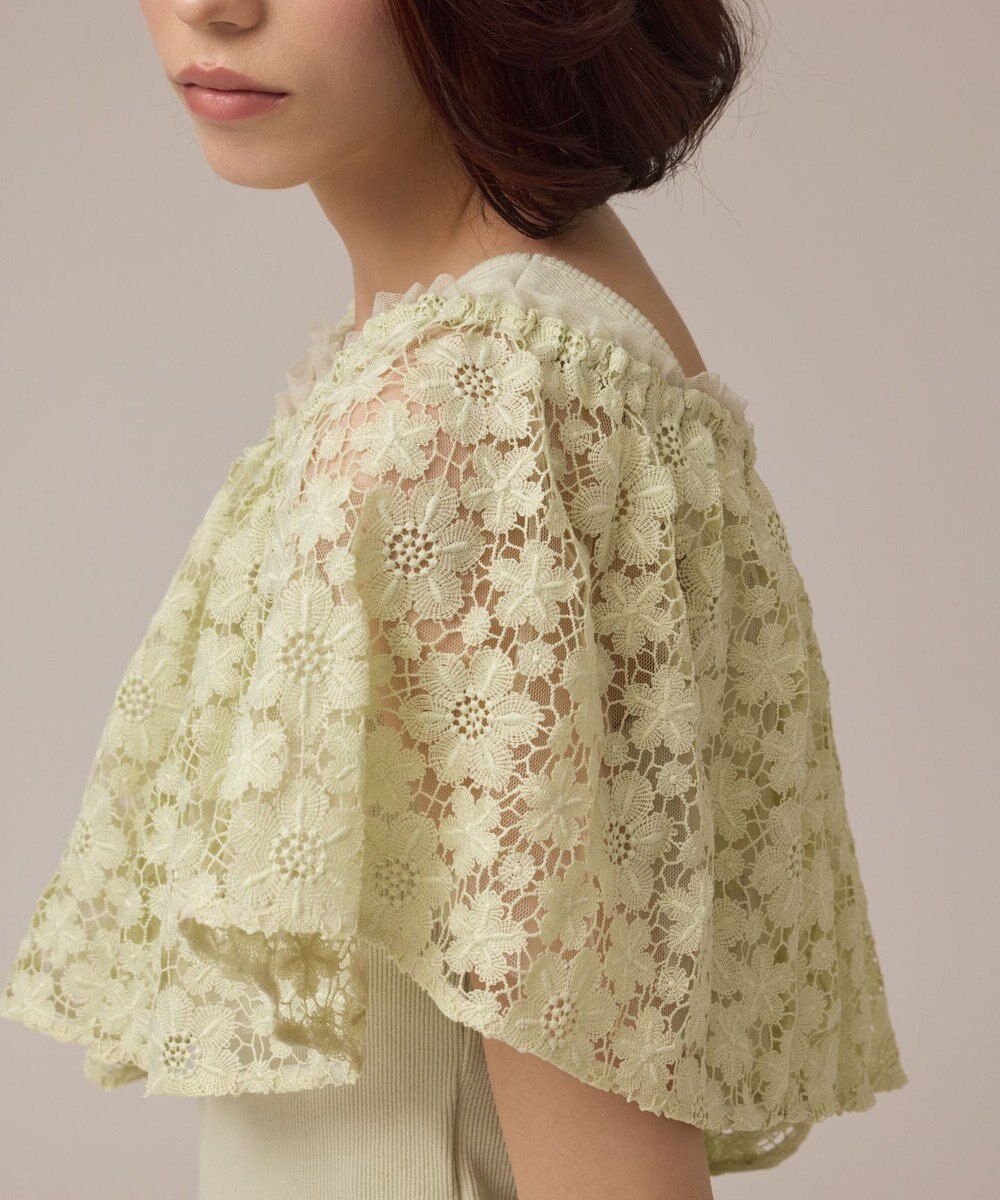 GRACE CONTINENTAL レースケープカットトップ 