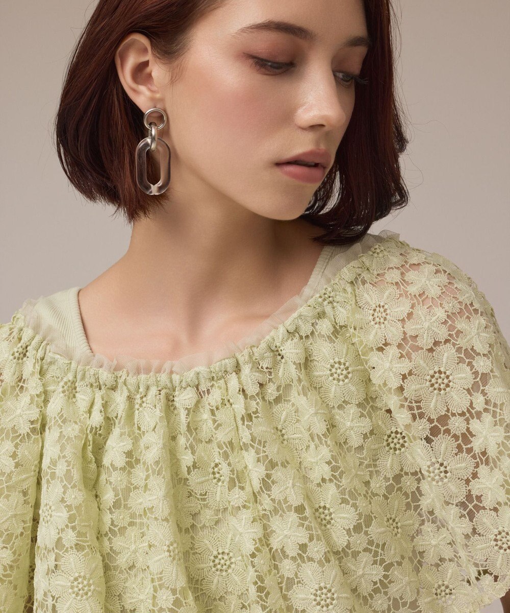 GRACE CONTINENTAL レースケープカットトップ 