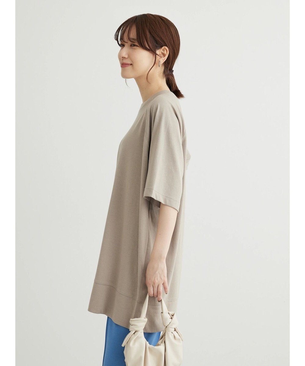 Green Parks 接触冷感５分袖ラグランチュニック 