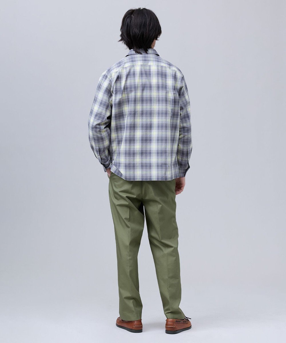 J.PRESS MEN 【J.PRESS ORIGINALS】【UNISEX】Indian Madras Open Shirts / Baggy-Fit 