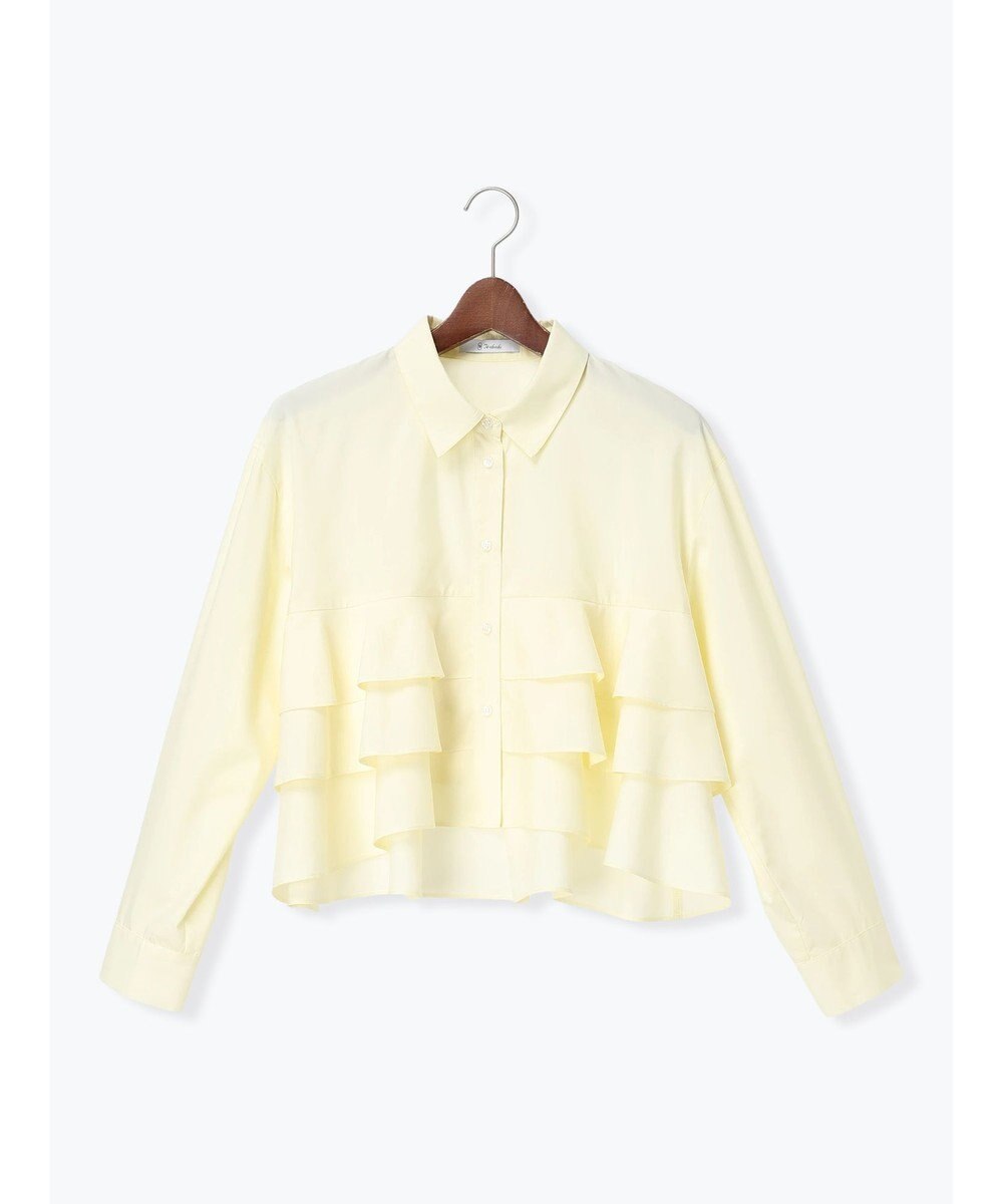 Te chichi ティアードフリルクロップトシャツ 