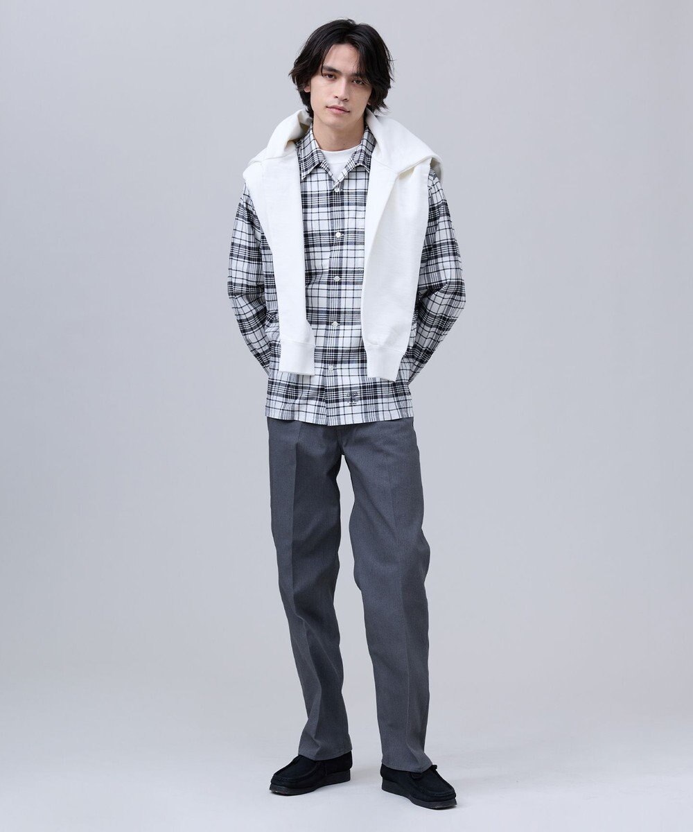 J.PRESS MEN 【J.PRESS ORIGINALS】【UNISEX】Indian Madras Open Shirts / Baggy-Fit 