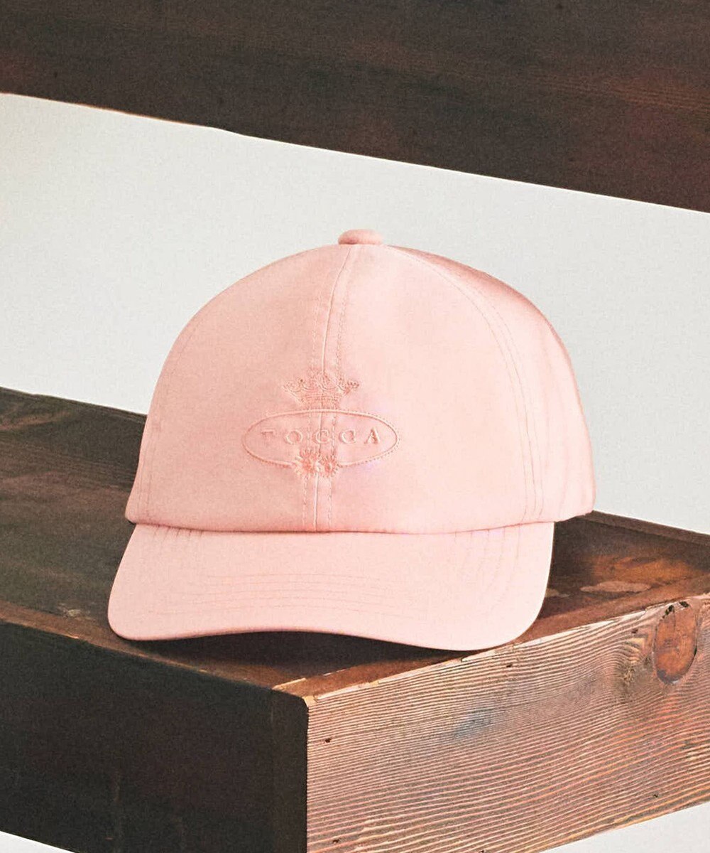 TOCCA 【UV90%以上カット・吸水速乾・接触冷感・抗菌防臭・洗える・サイズ調整可・リボン取り外し可】LOGO RIBBON CAP キャップ 