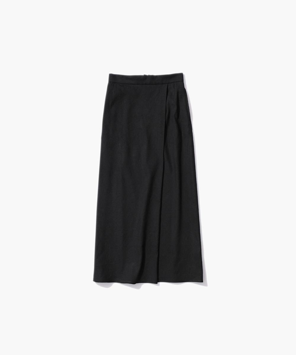 ATON HEAVY HEMP | タックストレートスカート 