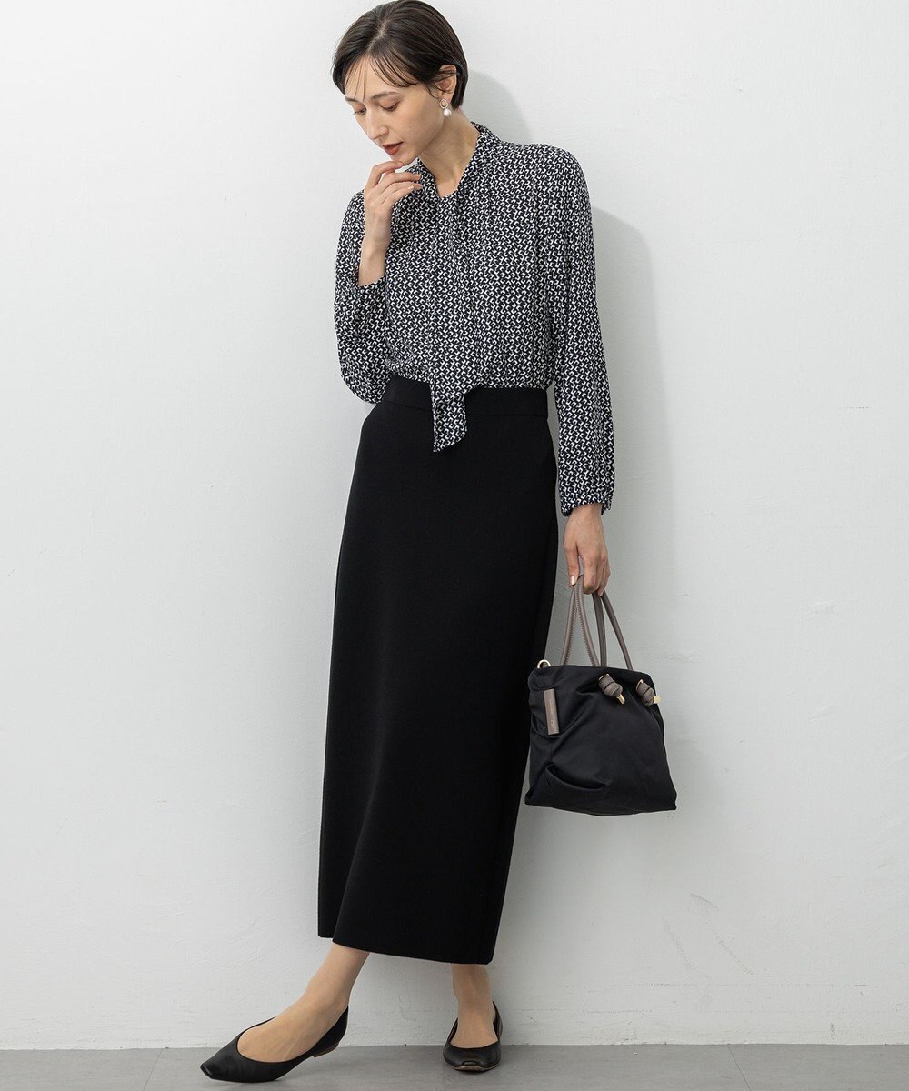 23区 S 【洗える/吊り干しOK】ヴィスコースストレッチ タイトスカート 