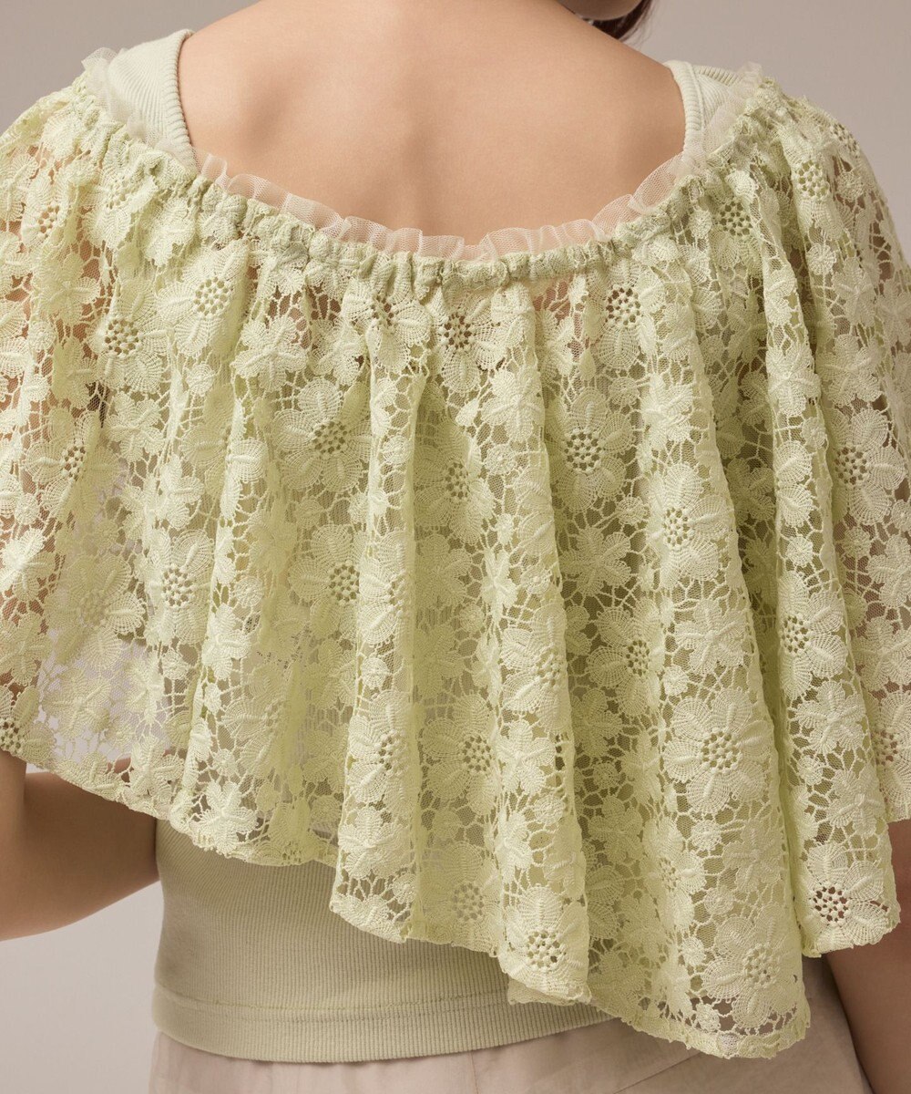 GRACE CONTINENTAL レースケープカットトップ 