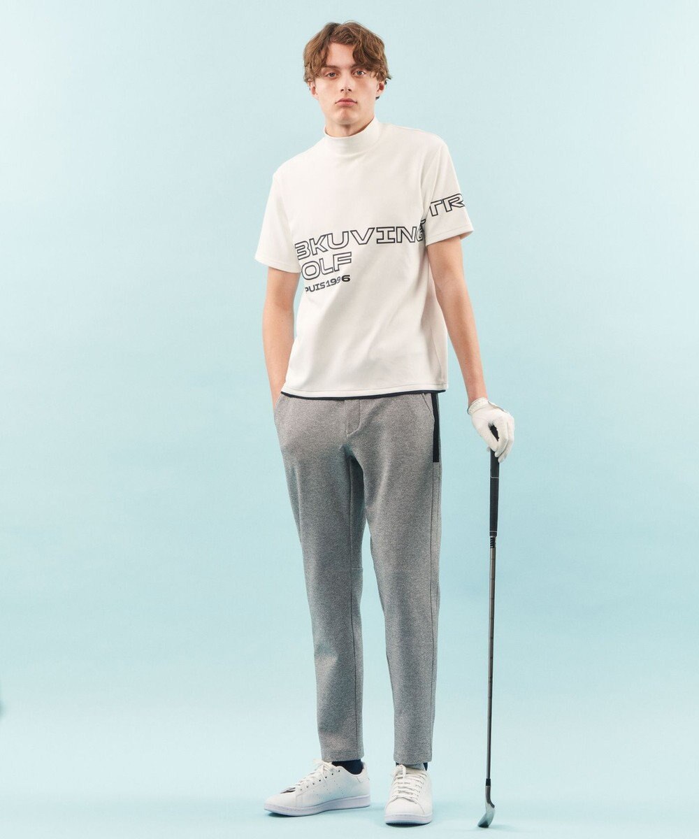 23区GOLF 【MEN】【ストレッチ】バックメッシュポンチ テーパードパンツ 