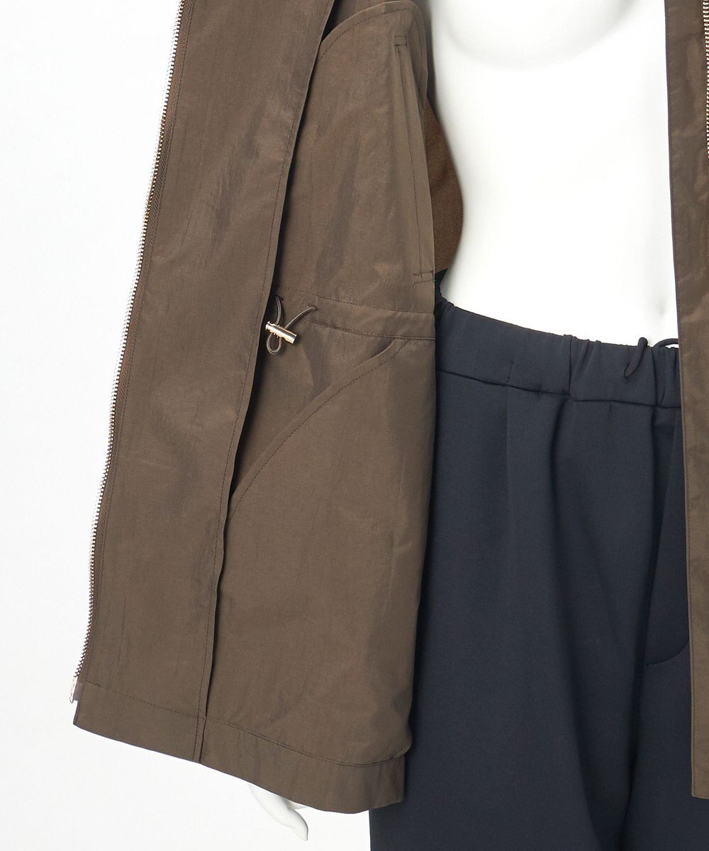 23区 【R(アール)】ナイロンライトワッシャー ペプラム ブルゾン 