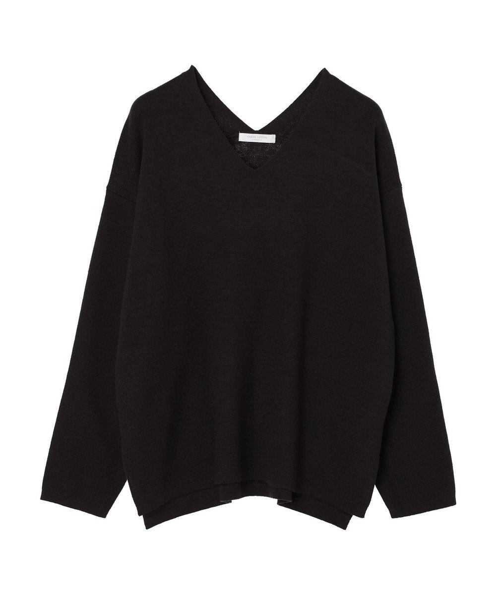 Green Parks 洗える　ミラノリブ編みニットプルオーバー 