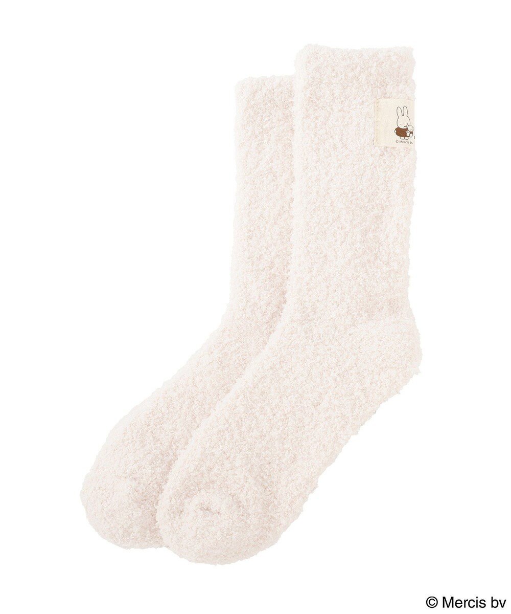 earth music&ecology 【予約】miffy/earth タグ付モコモコソックス 