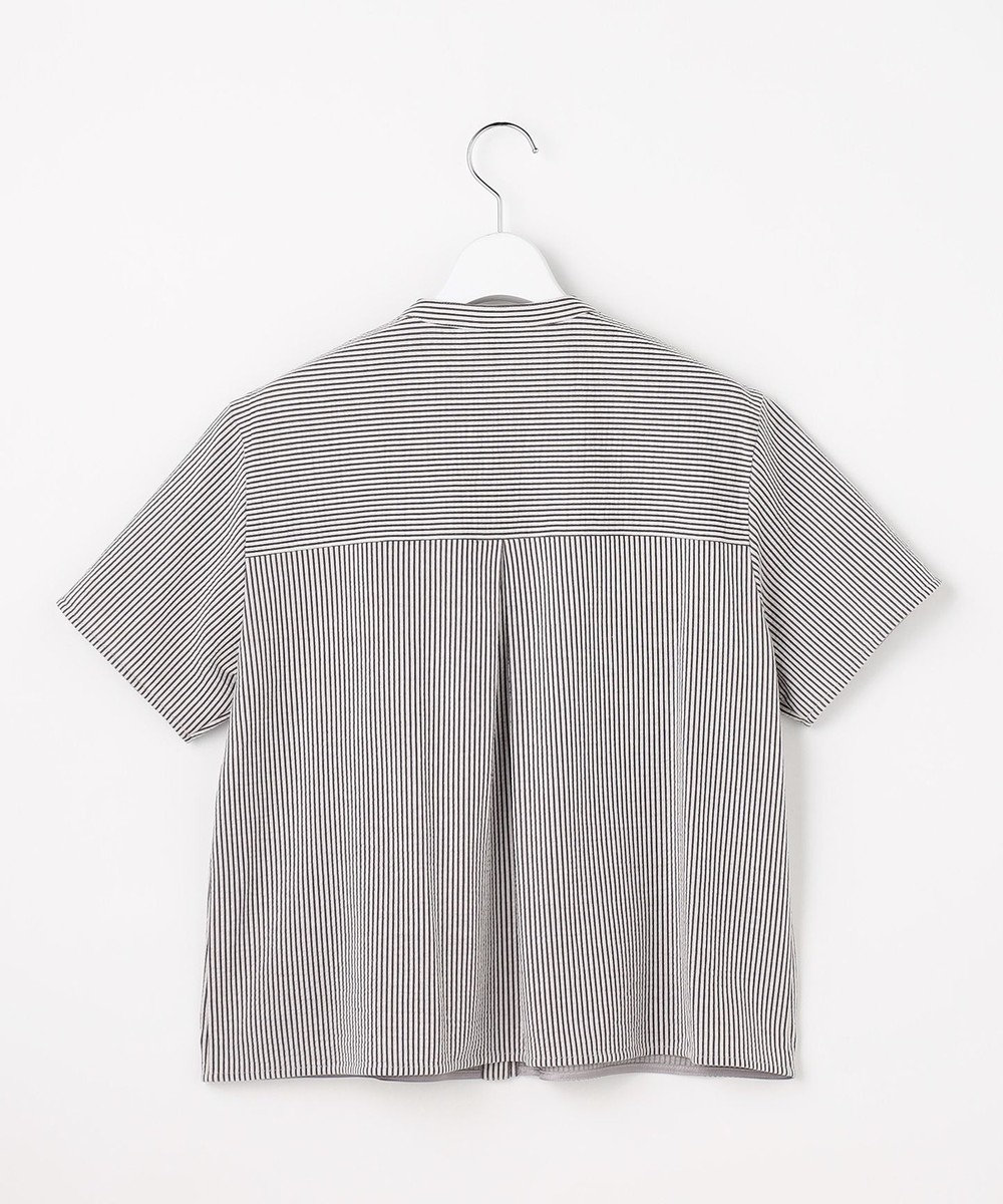 J.PRESS LADIES 【一枚で着映え】サッカージャージー バンドカラー カットソー 