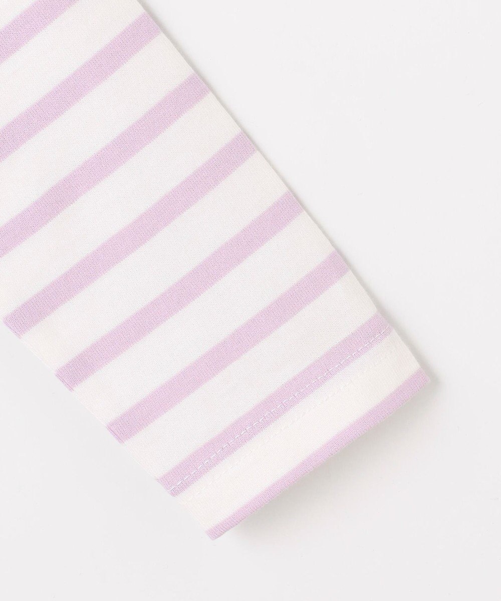 組曲 KIDS 【110-140㎝】 リボンボーダー Tシャツ 