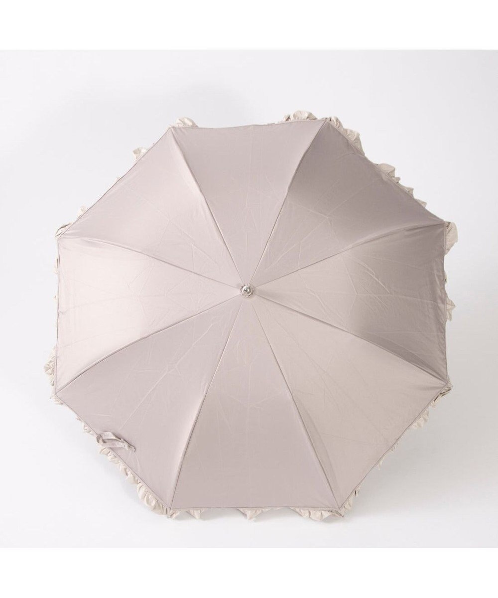 UNBILLION カシュネ cachenez / 【晴雨兼用】【日傘】 【UV カット率99.999.9％以上】PUバイカラーフリルトップレス折りたたみ傘 