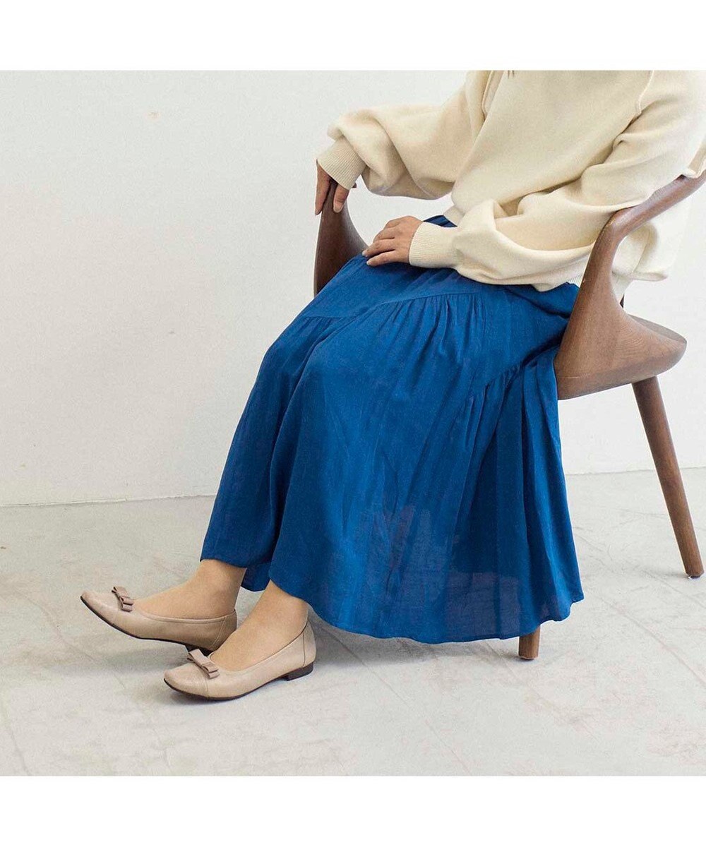 Riz raffinee <Riz raffinee>リボン付きローヒールパンプス 