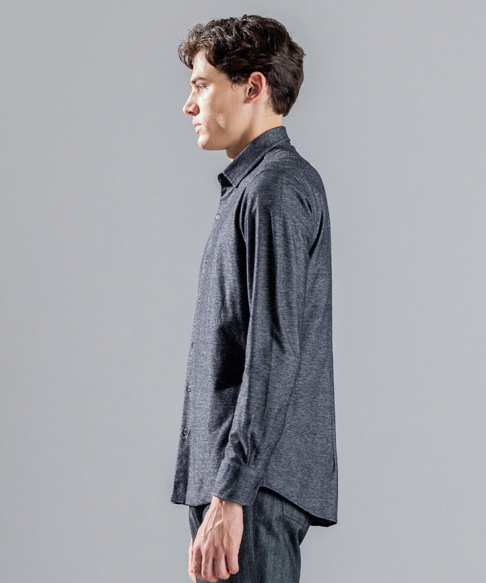 JOSEPH HOMME ツイルネルジャージー　レギュラーカラーシャツ 