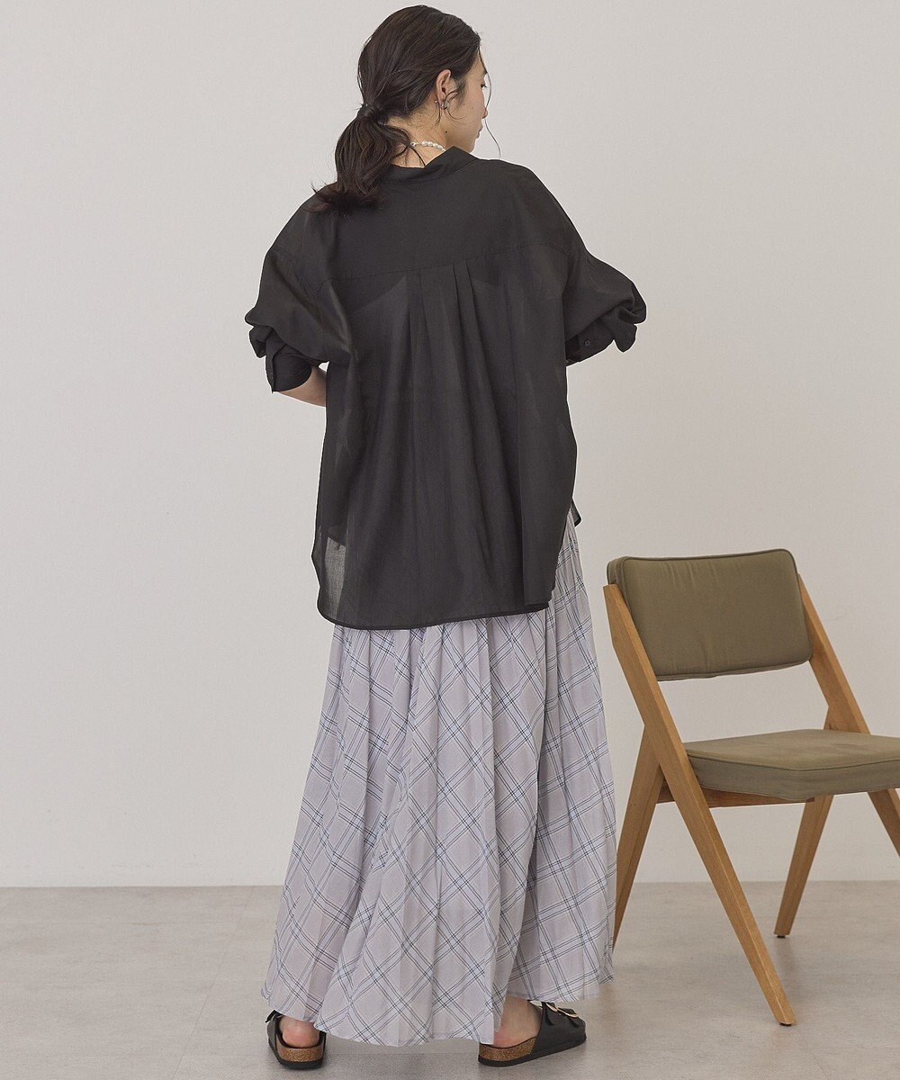 AMERICAN HOLIC 【選べる丈】チェックシアープリーツスカート 