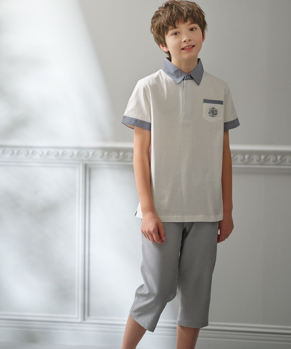 J.PRESS KIDS 【140-170㎝】七分丈ネイビー パンツ 