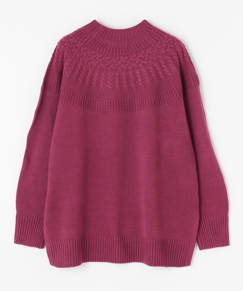 ANY 【洗える】ソフトタッチ求心ニット 