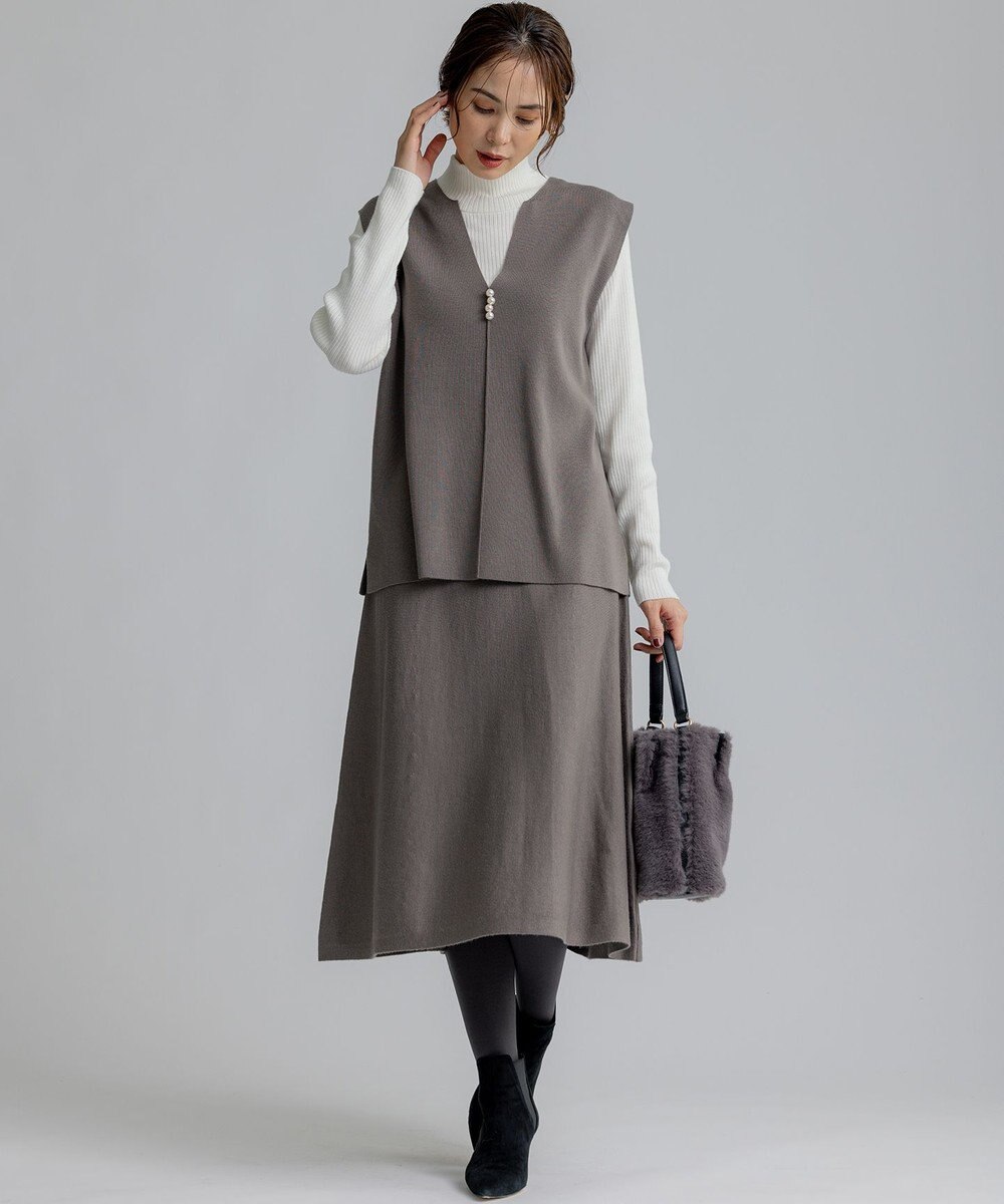 組曲 L 【2SET・WEB限定】ジレワンピースセット 