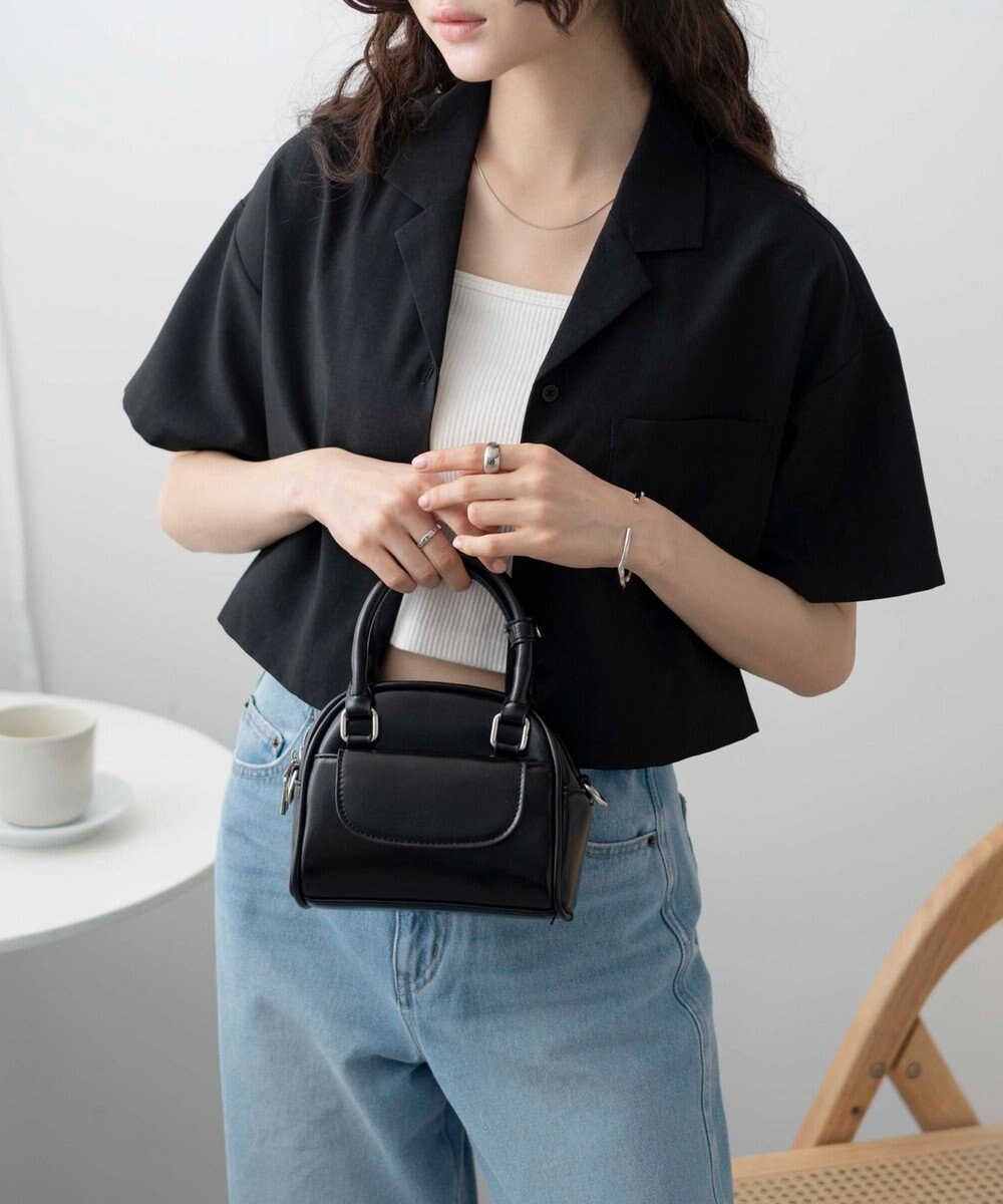 WEGO オープンカラーショートシャツ 