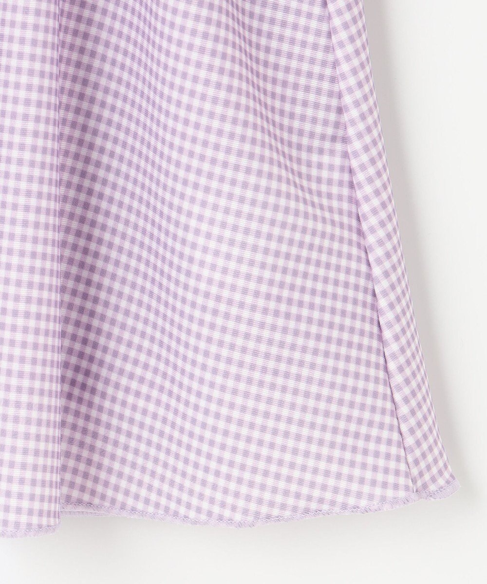 ANY KIDS ギンガムチェック×花柄セパレート水着 