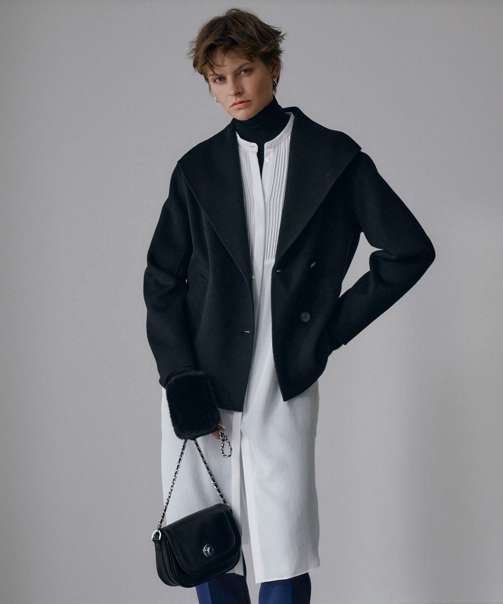 ICB 【洗える】シアーツイルワッシャー ロングシャツ 