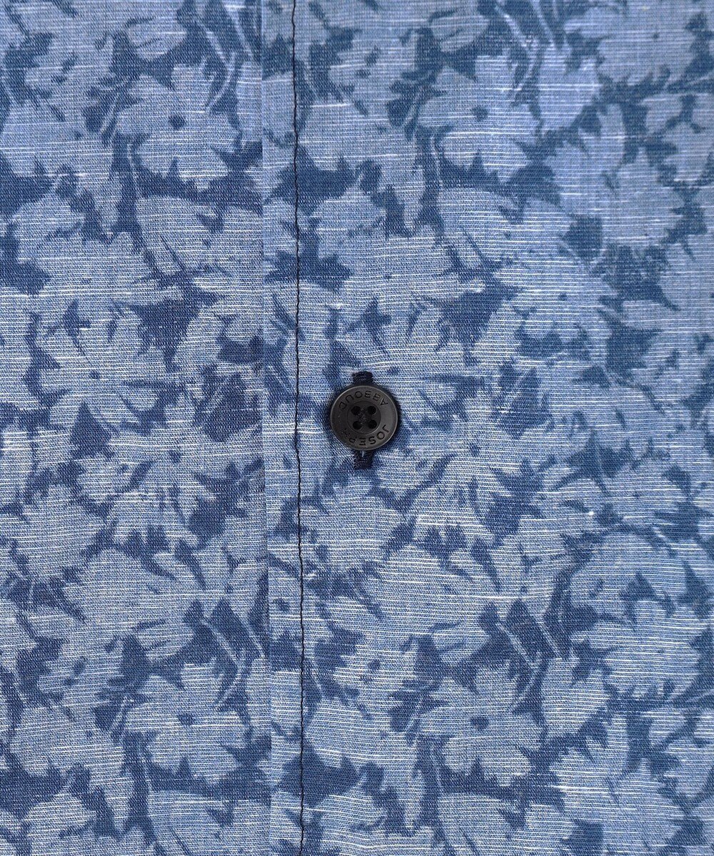 JOSEPH ABBOUD 【清涼感】テクスチャライズドライ フラワーエアリノ シャツ 