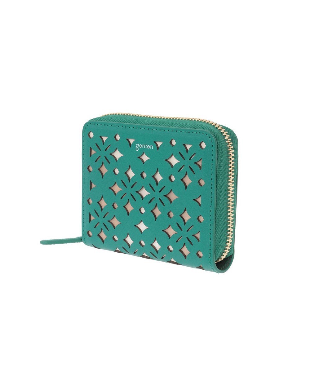 genten クアドリフォリオ ミニ財布 