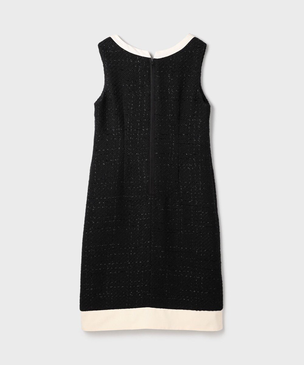 GRACE CONTINENTAL ツイードトリミングワンピース 