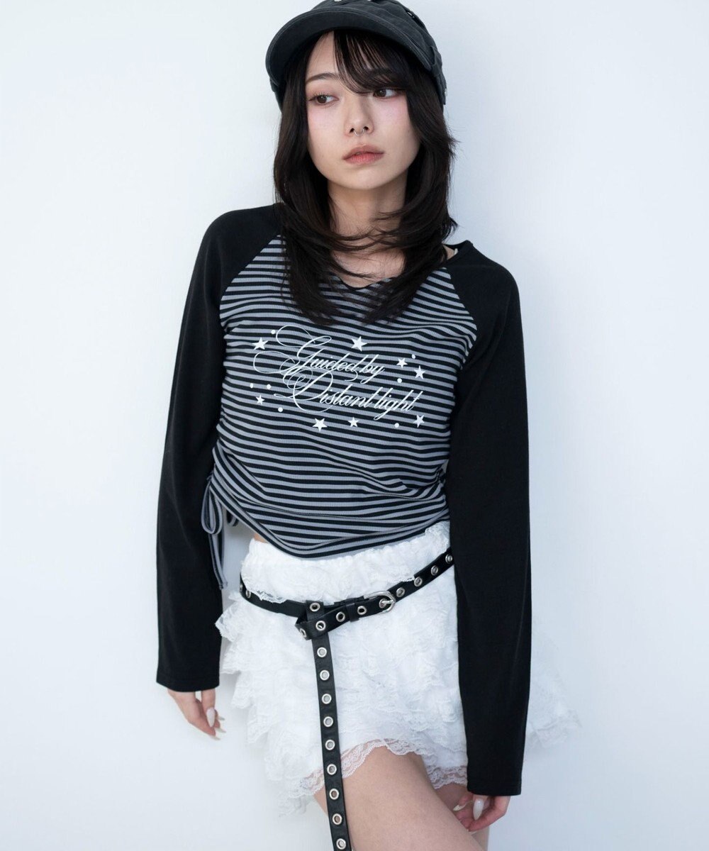 WEGO レースフリルマイクロショートパンツ 